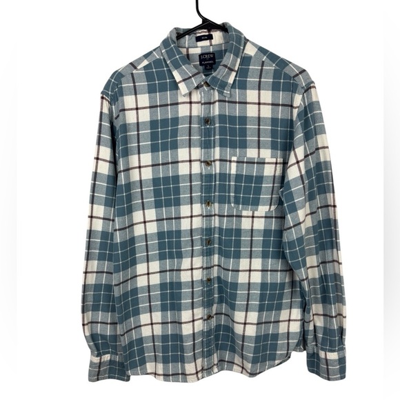 J. Crew Other - J Crew Mercantile Slim Fit Men’s Flannel Shirt Casual Fall Size Large Plaid